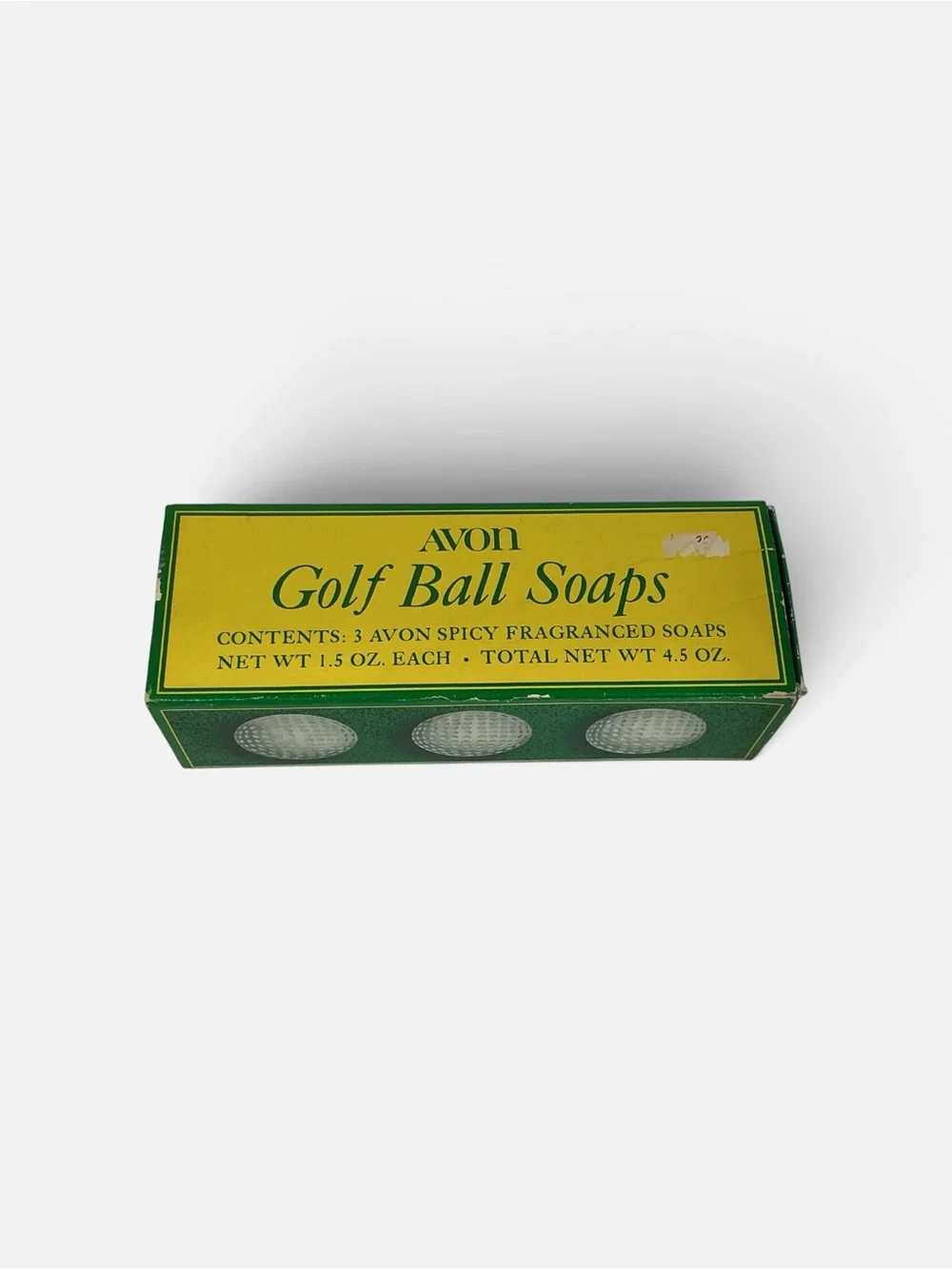 Avon White Golf Ball Soaps Set of 3